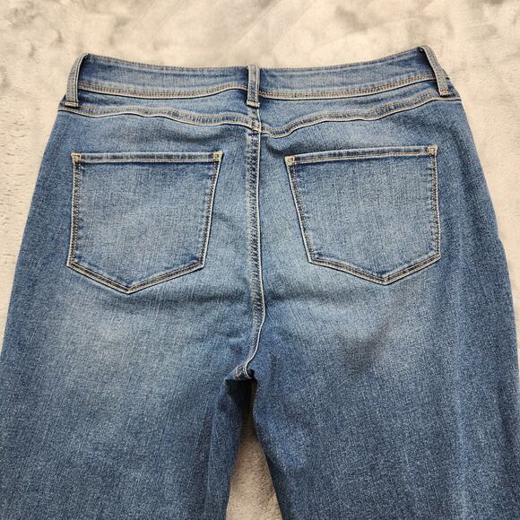 Dip Jeans Womens 10 Blue High Rise Skinny Leg Ankle Stretch Denim Repreve Casual - Picture 4 of 13